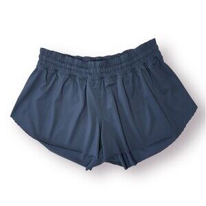 Lululemon Surf Shorts Women's Size 6 Black 2.5" Inseam Scalloped Edge Cheeky